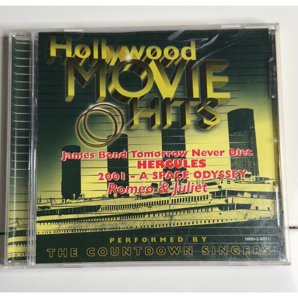 Hollywood Movie Hits CD 1998 Madacy – James Bond, Hercules, 2001, Romeo & Juliet - Picture 1 of 5